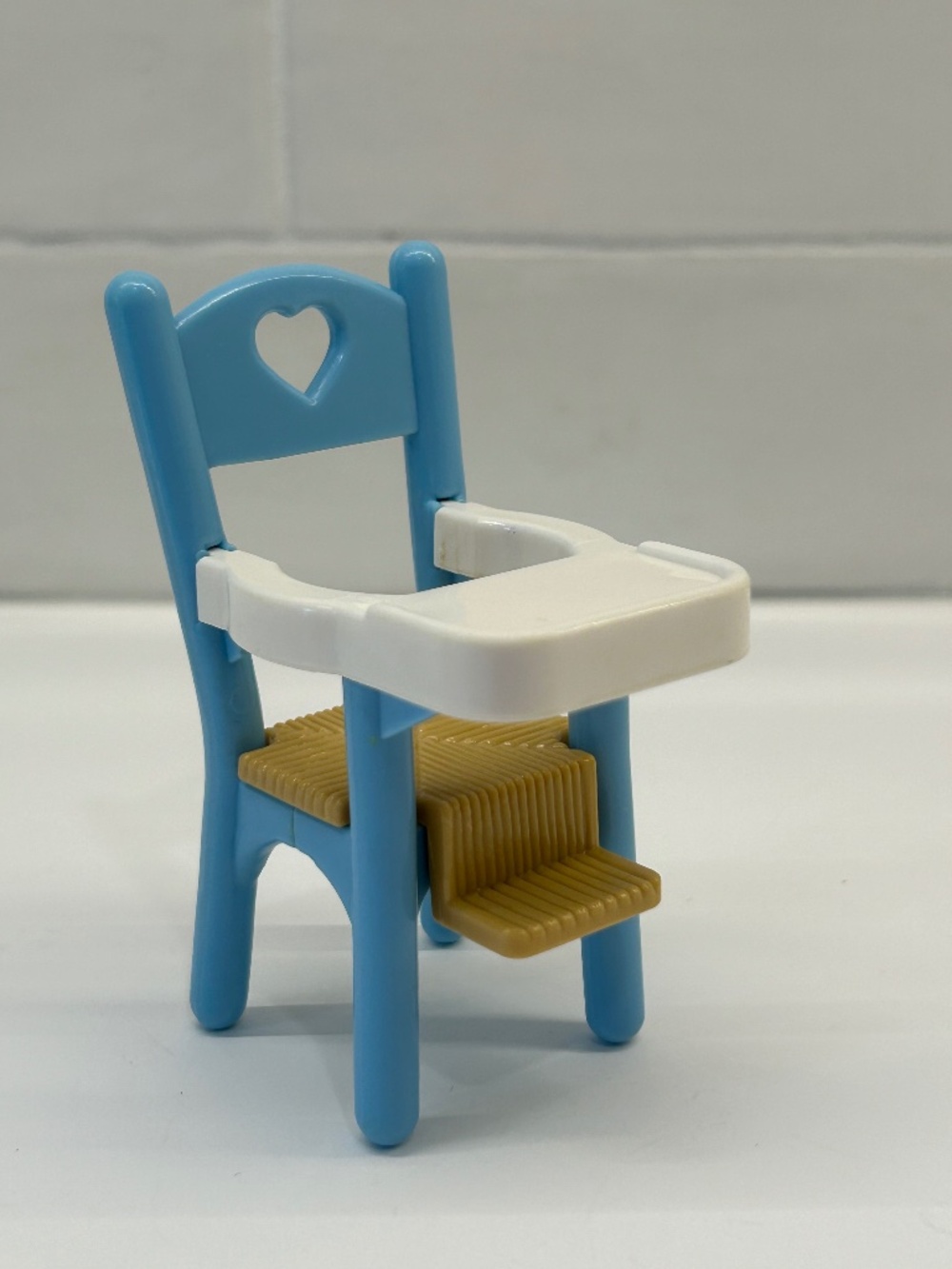 Vintage 90s Fisher Price Loving Family Dollhouse Furniture Highchair (b9)